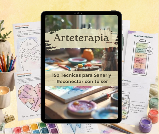 Guía Práctica de Arteterapia con 150 Técnicas para Sanar + 4 Bonos - PDF